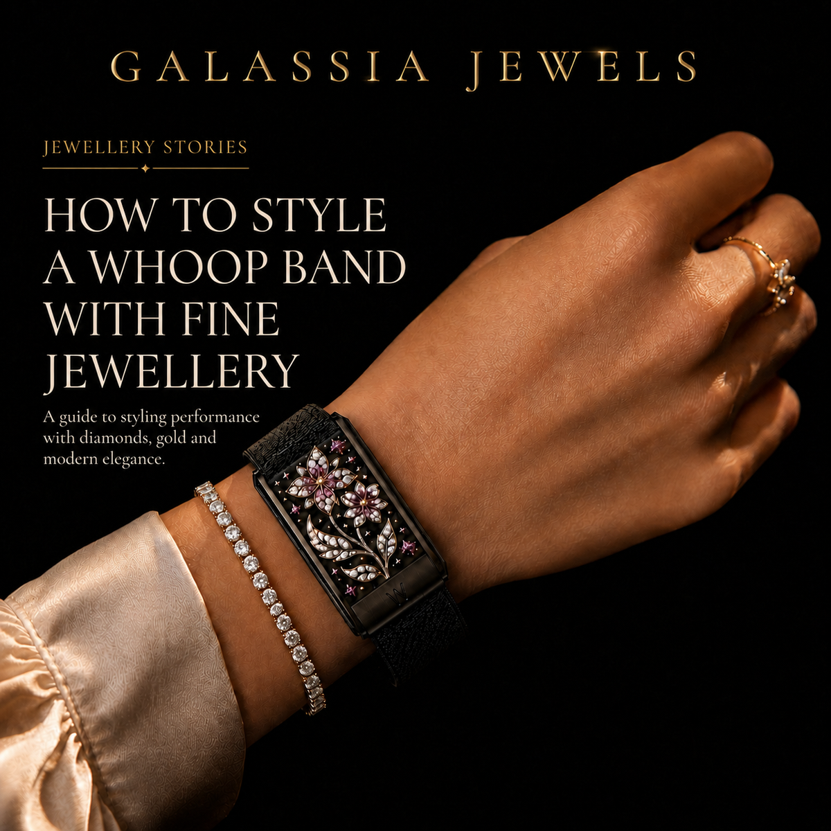 How to Style a WHOOP Band With Fine Jewellery