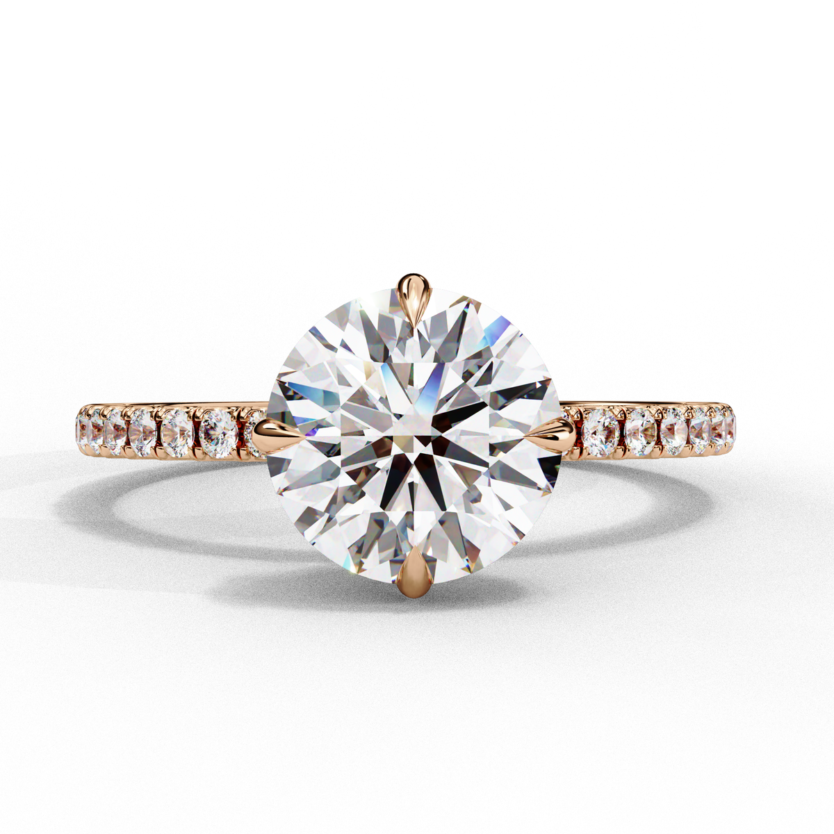 Round Éclat Solitaire Ring