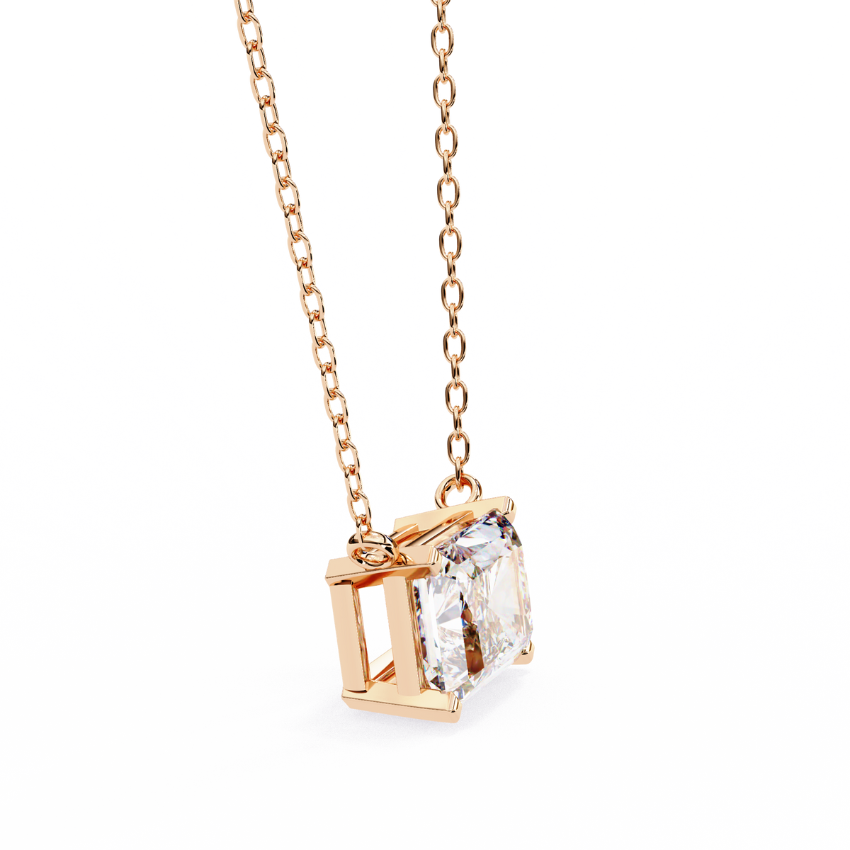 Étoile Radiant-Cut Diamond Pendant