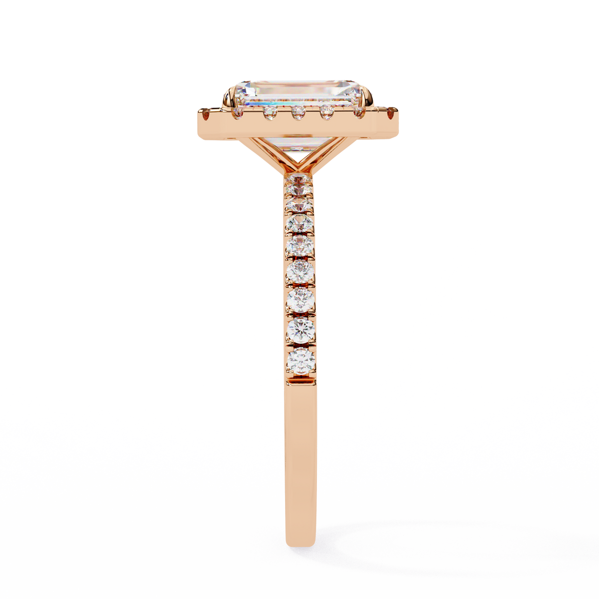 Radiant Élan Diamond Ring