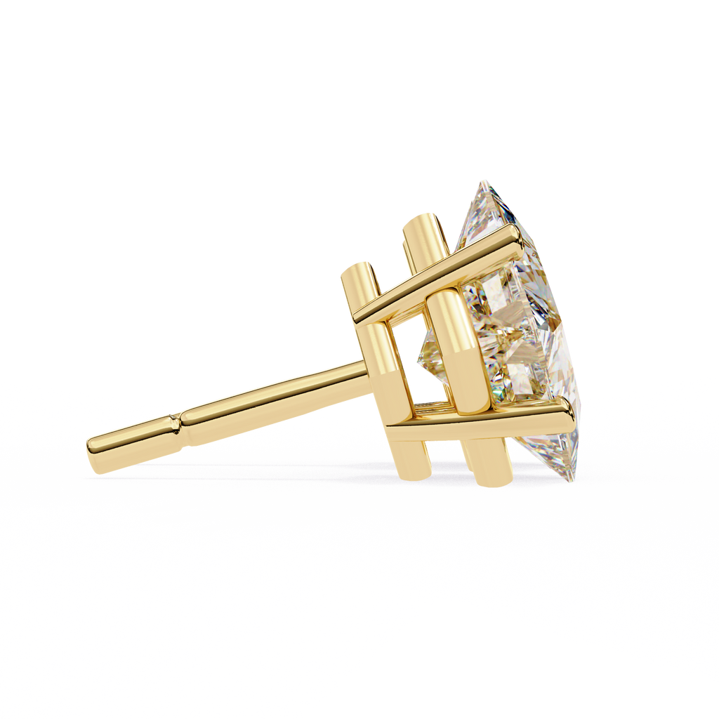 Princess cut Earrings
