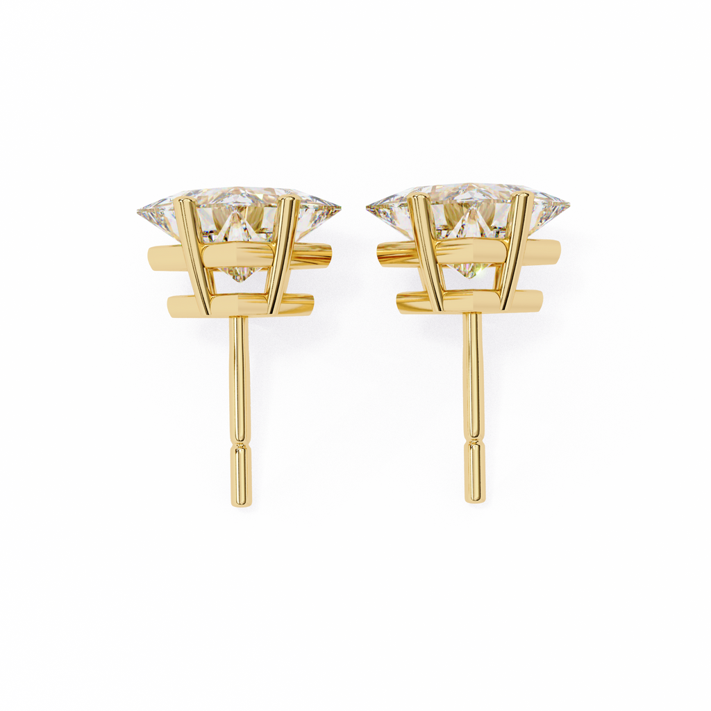Princess cut Earrings