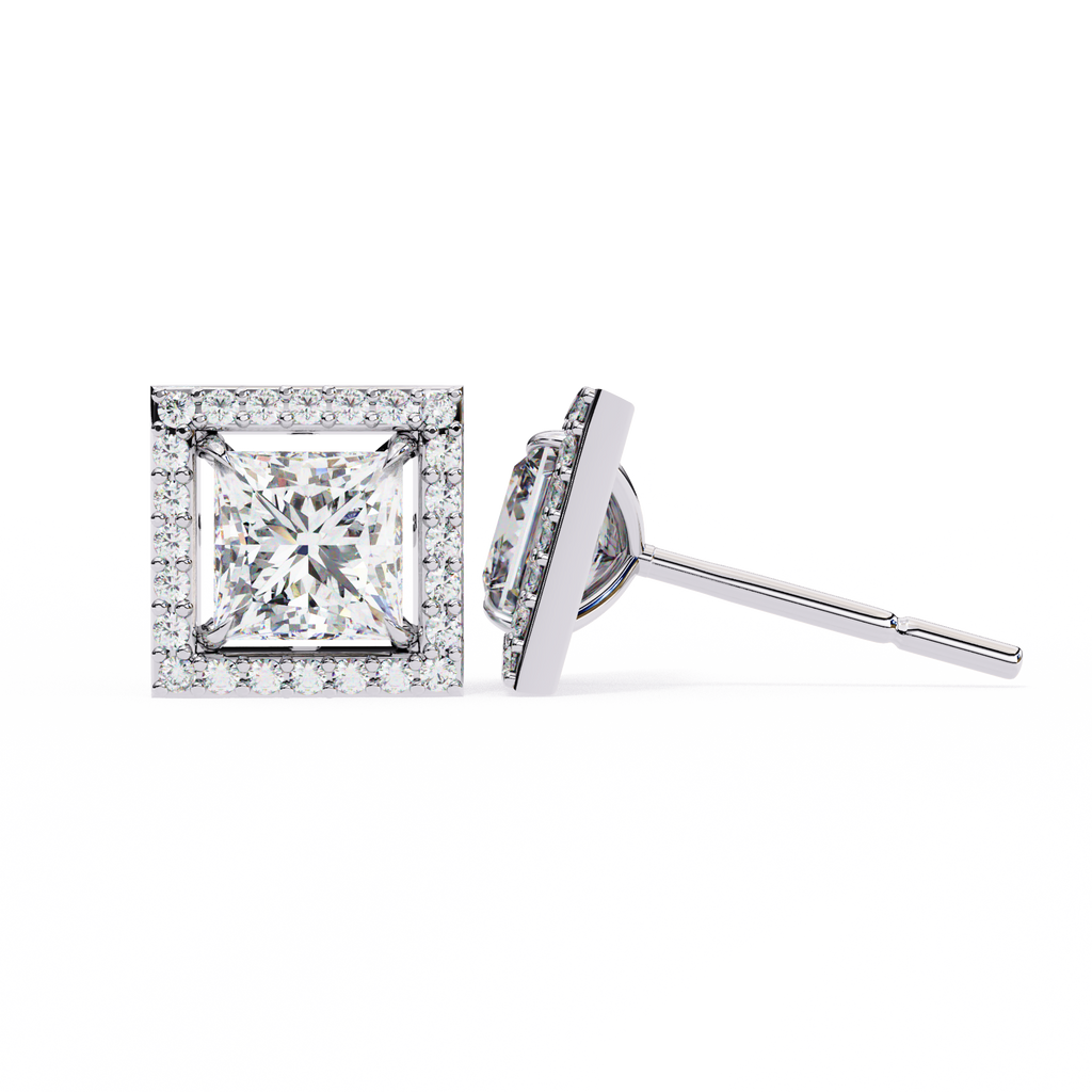 Éclat Royale Princess-Cut Earrings