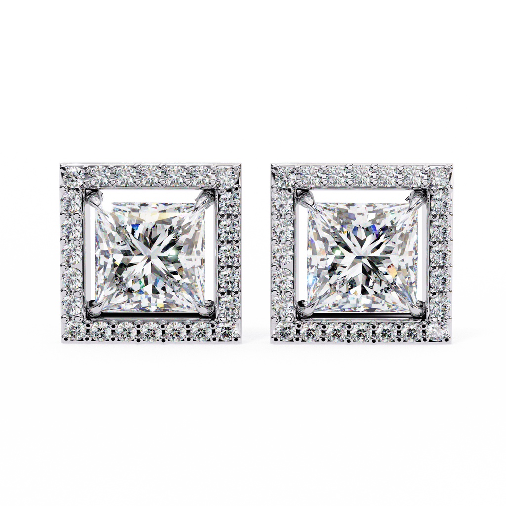 Éclat Royale Princess-Cut Earrings