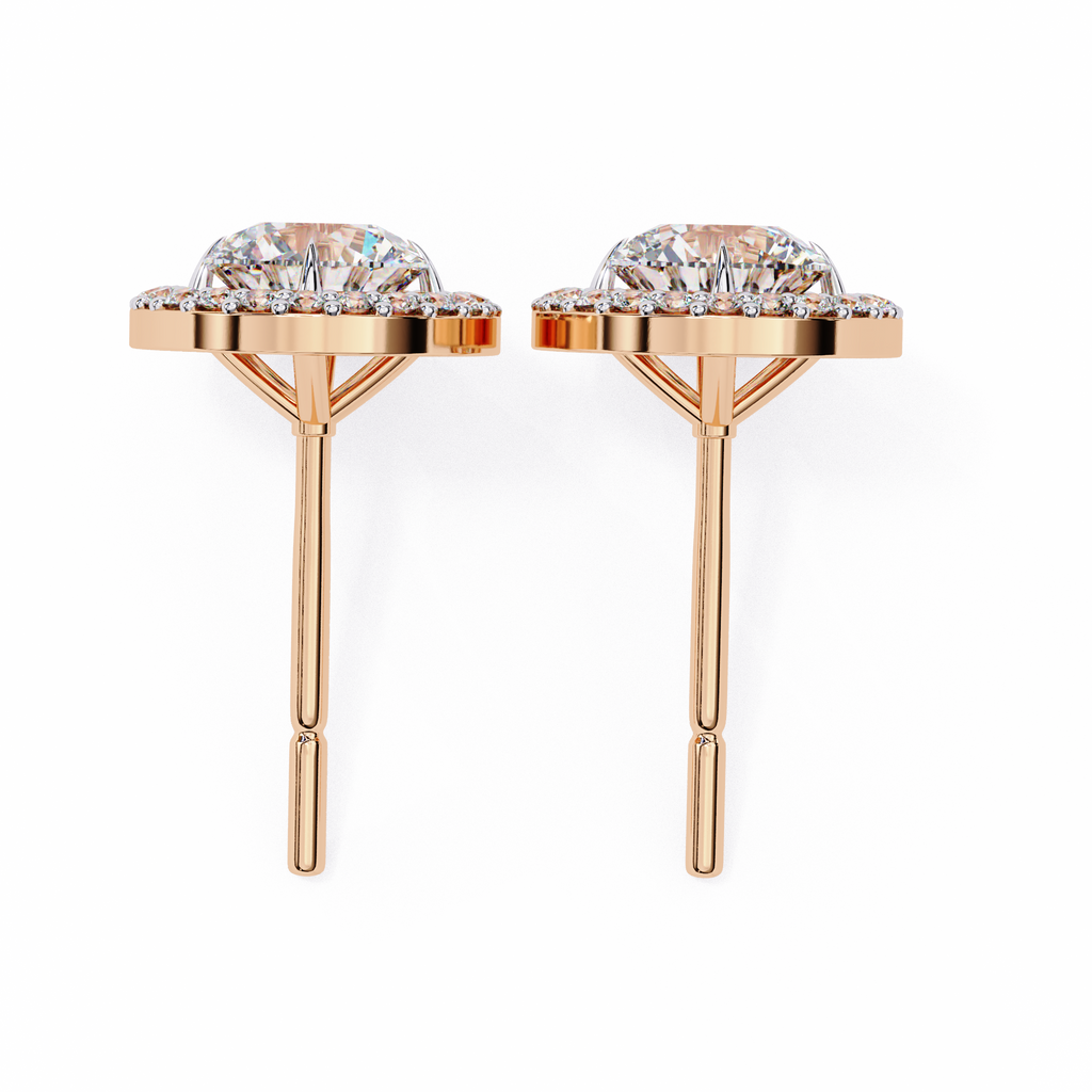 Éclat Royale Round-Cut Earrings