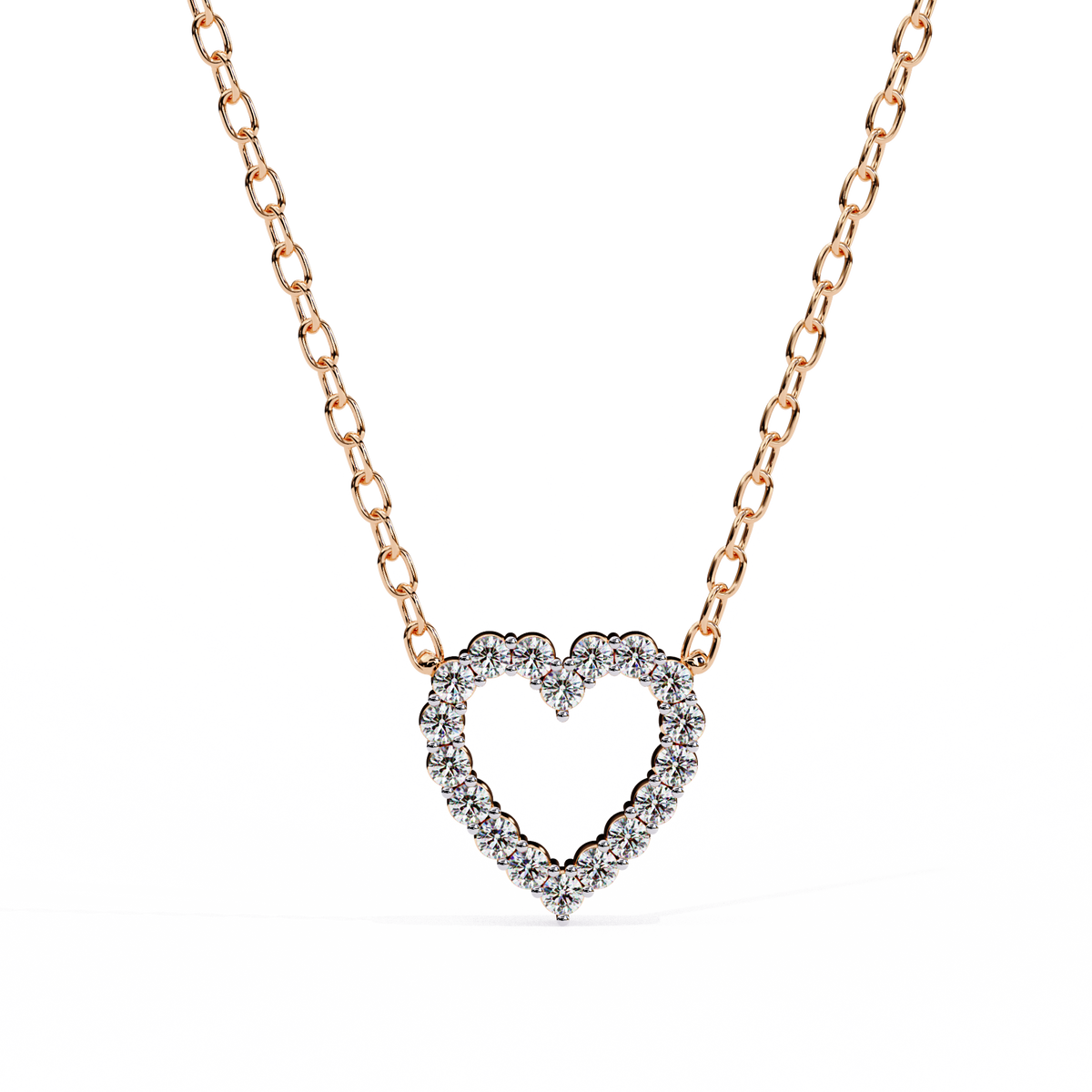 Eternal Heart Diamond Necklace