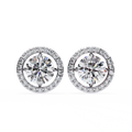 Éclat Royale Round-Cut Earrings