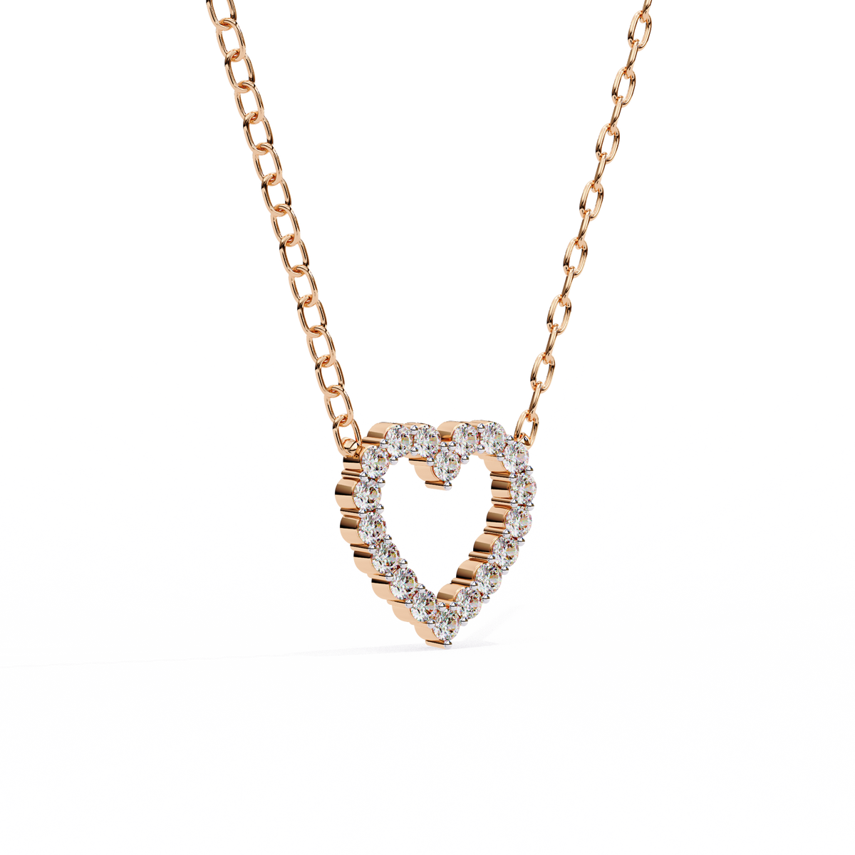 Eternal Heart Diamond Necklace