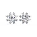 Éclat Fleur Diamond Stud Earrings
