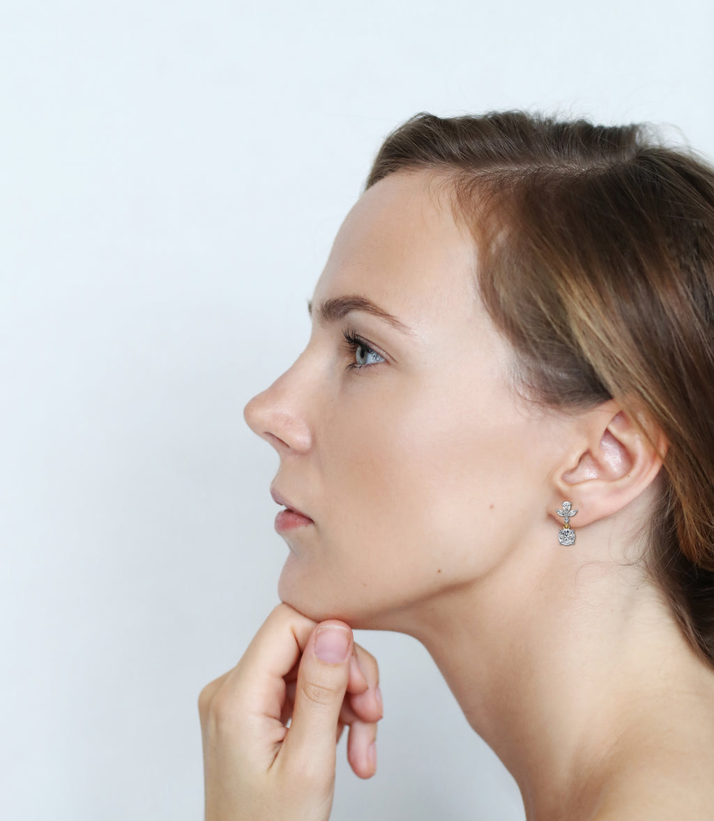 Celestia Diamond Drop Earrings