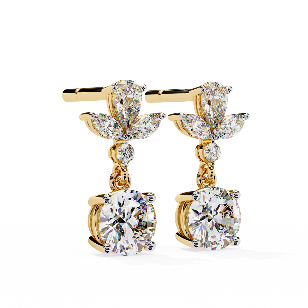 Celestia Diamond Drop Earrings