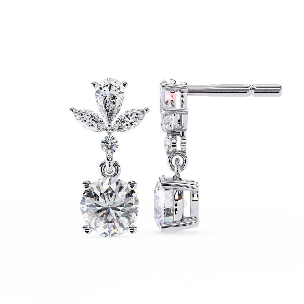 Celestia Diamond Drop Earrings