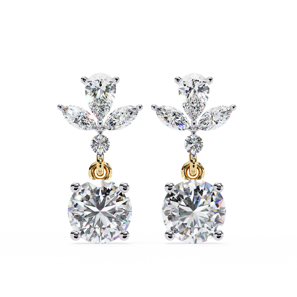 Celestia Diamond Drop Earrings