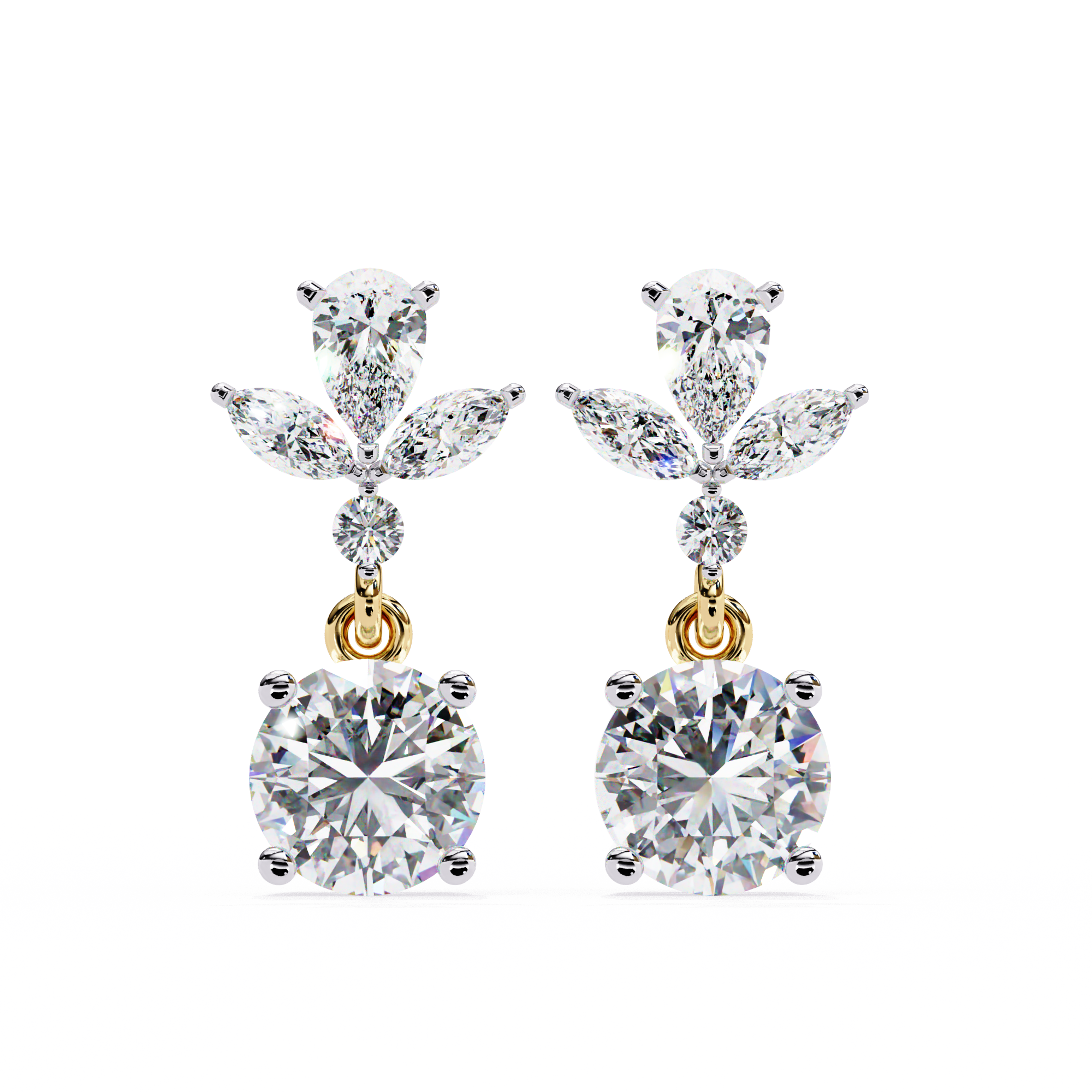 Celestia Diamond Drop Earrings