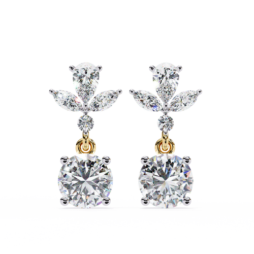 Celestia Diamond Drop Earrings