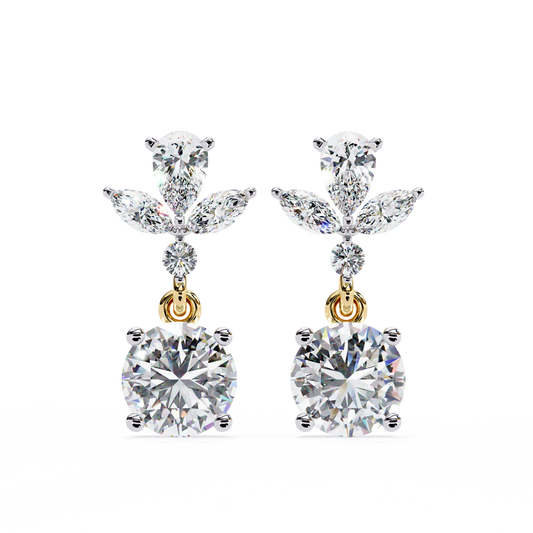 Celestia Diamond Drop Earrings