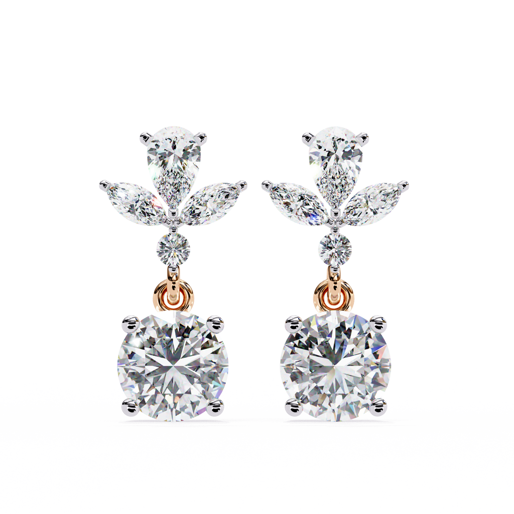 Celestia Diamond Drop Earrings