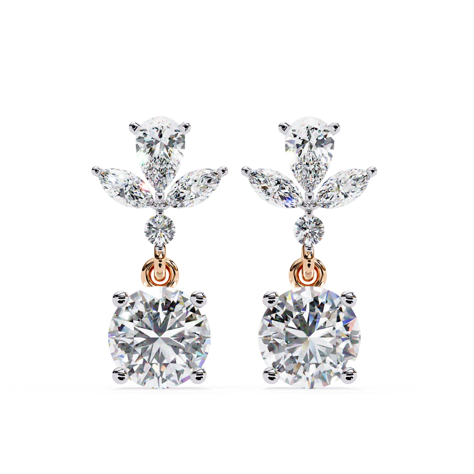 Celestia Diamond Drop Earrings