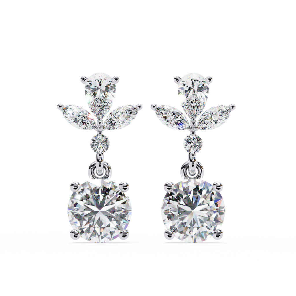 Celestia Diamond Drop Earrings