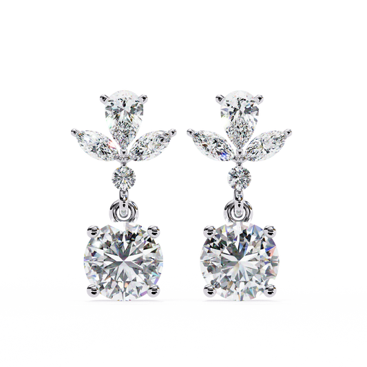 Celestia Diamond Drop Earrings