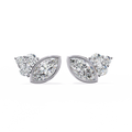 Marquise Bloom Diamond Stud Earrings