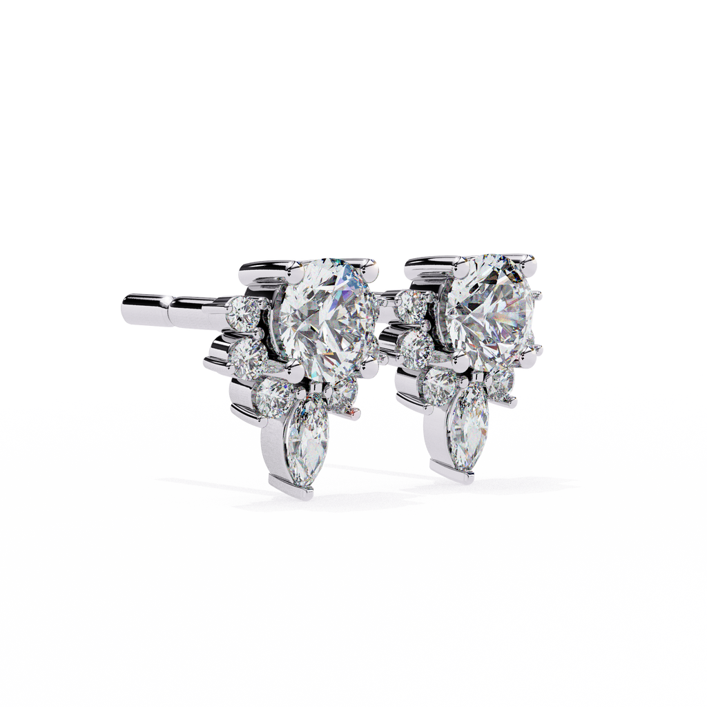 Fleur de Lumière Stud Earrings
