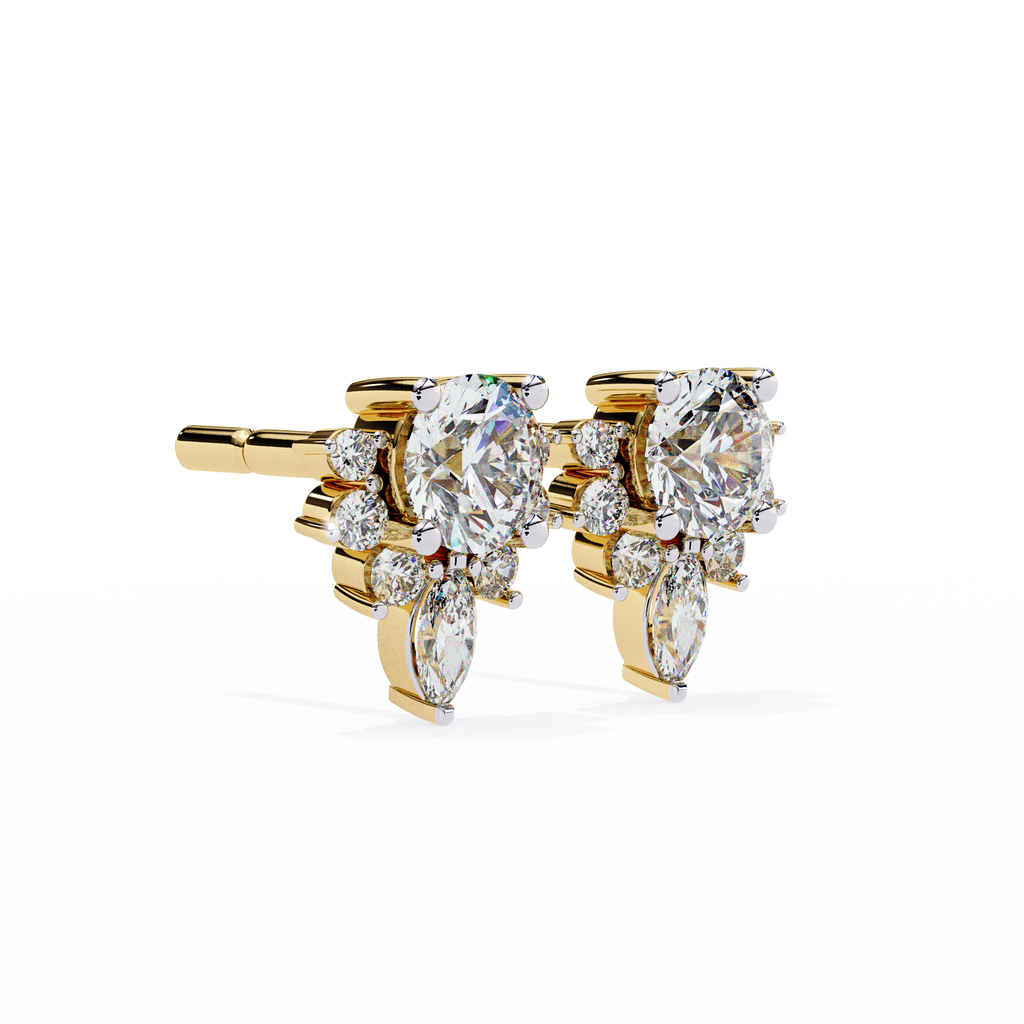 Fleur de Lumière Stud Earrings
