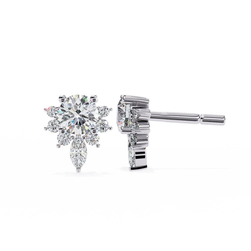 Fleur de Lumière Stud Earrings