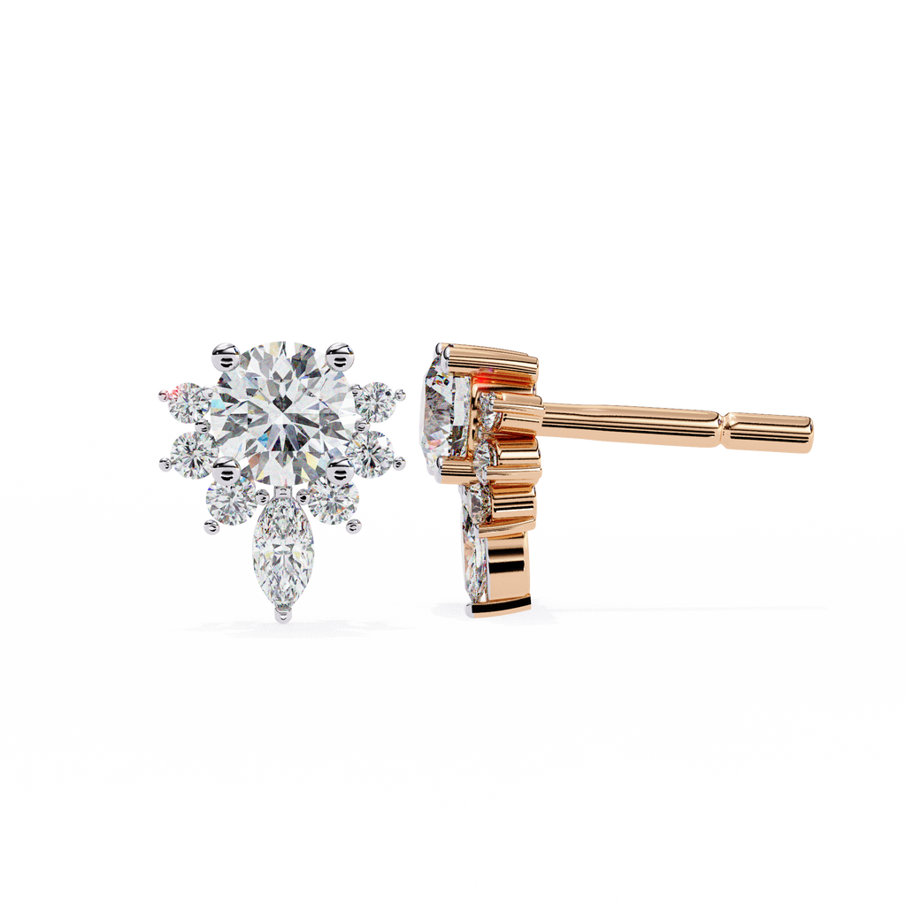 Fleur de Lumière Stud Earrings