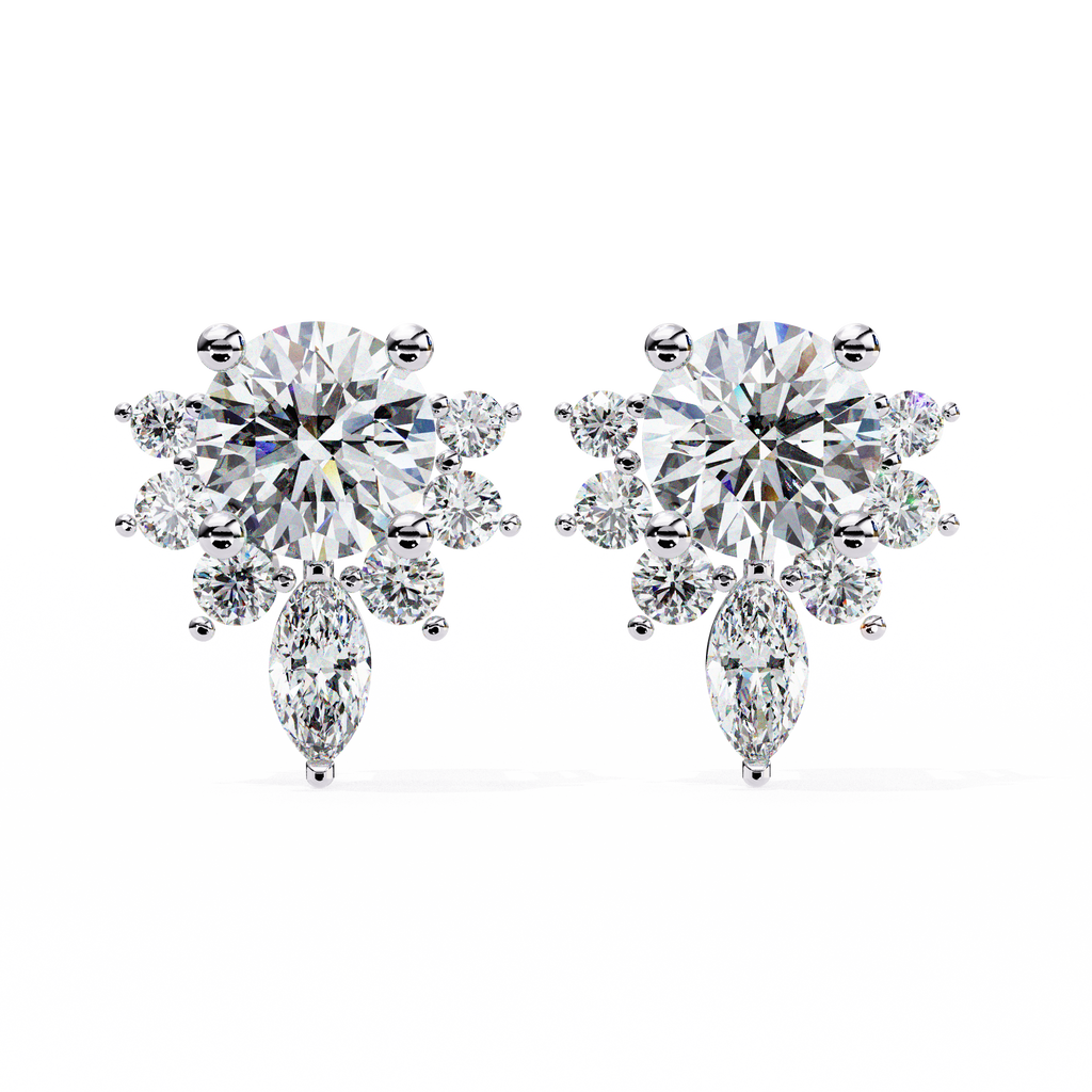 Fleur de Lumière Stud Earrings