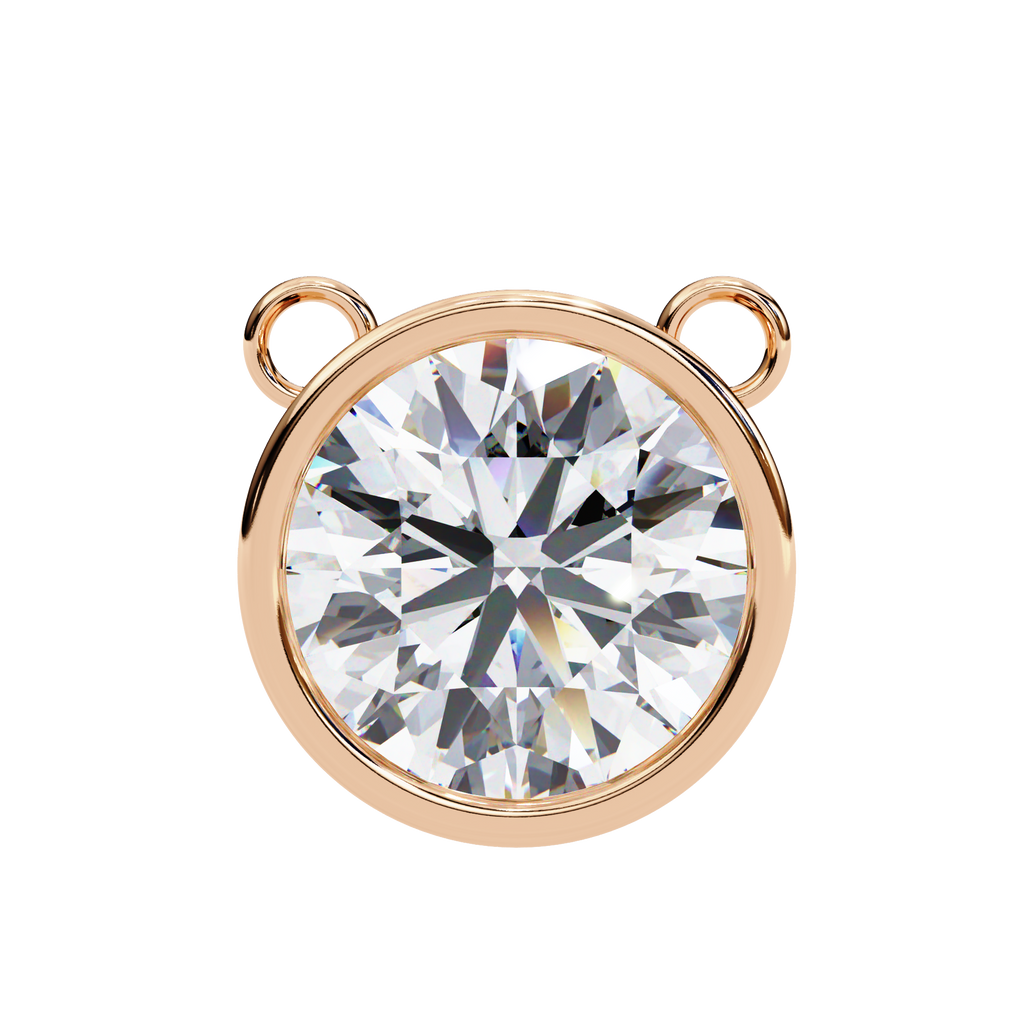 Aurelia Round-Cut Diamond Pendant
