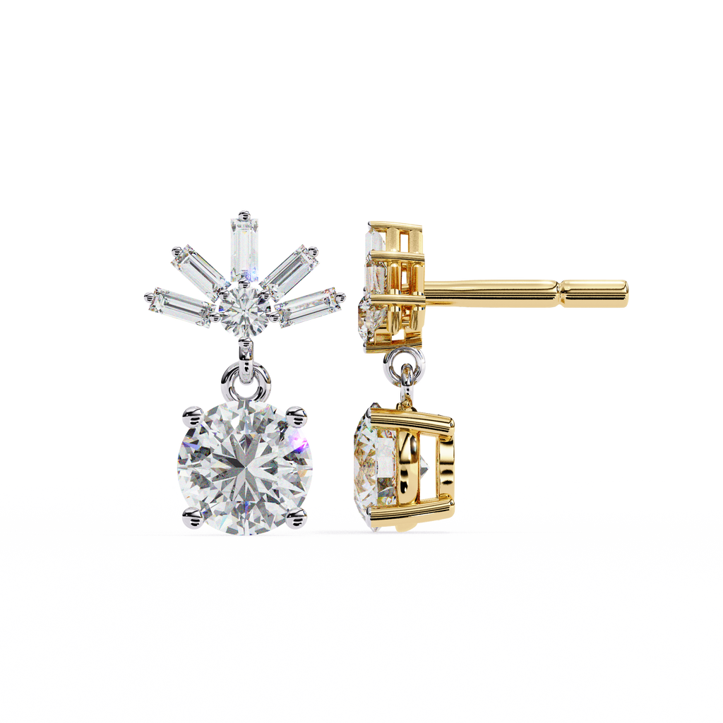Éclat Stellaire Drop Earrings