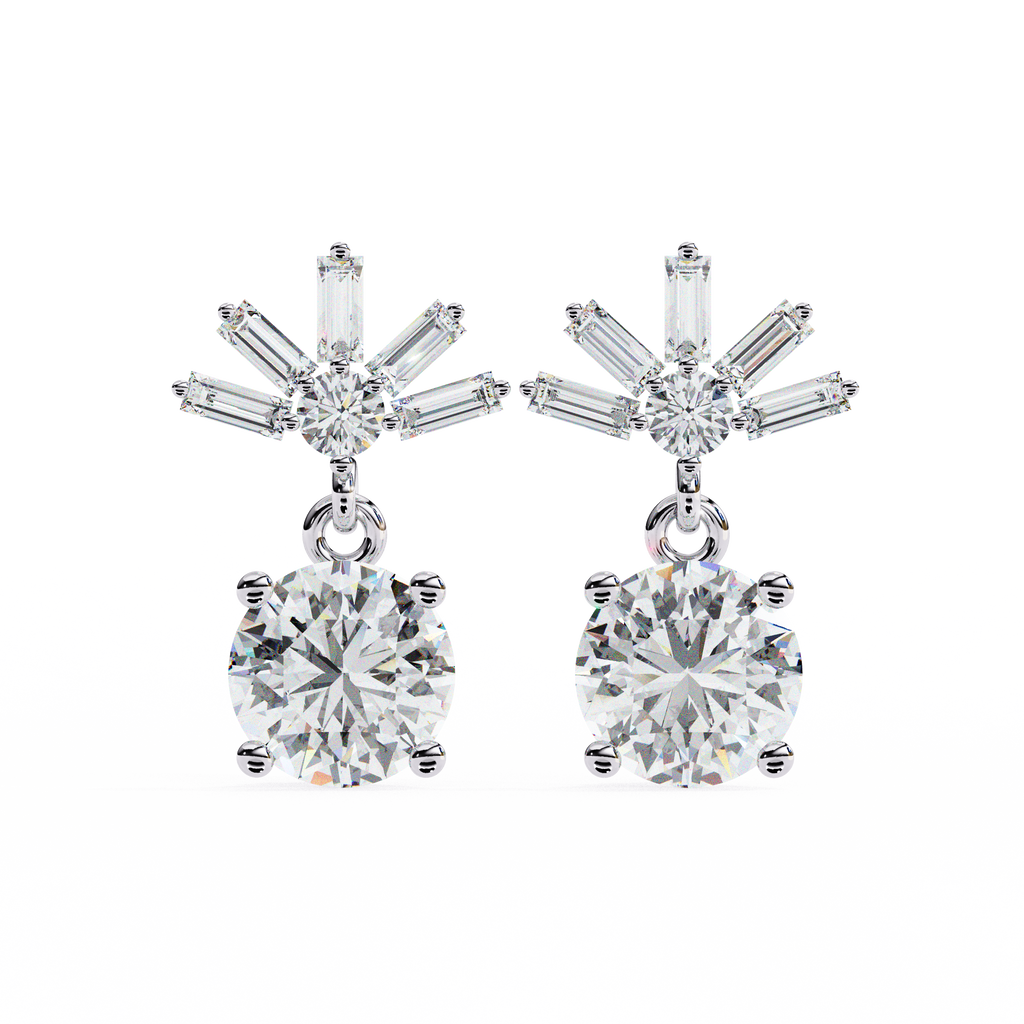Éclat Stellaire Drop Earrings