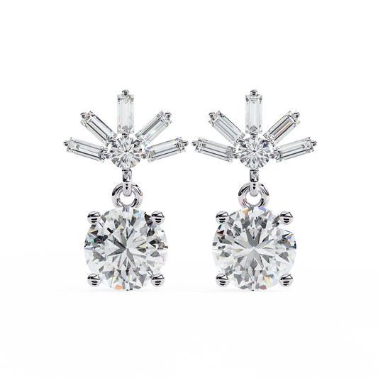 Éclat Stellaire Drop Earrings