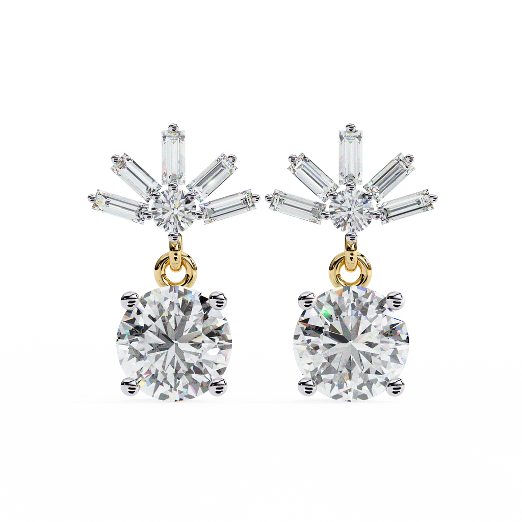 Éclat Stellaire Drop Earrings