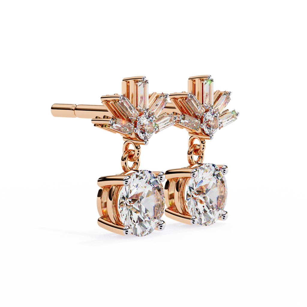 Éclat Stellaire Drop Earrings