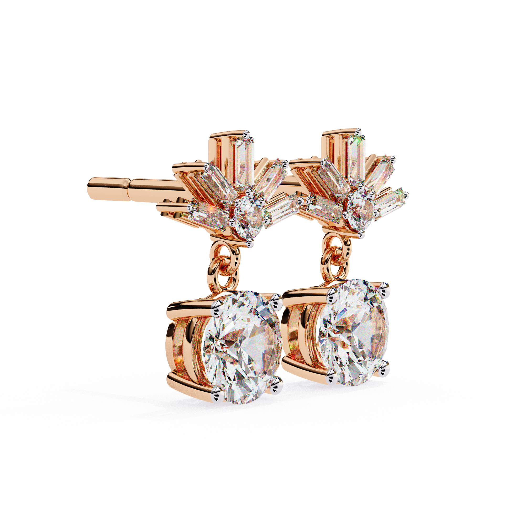 Éclat Stellaire Drop Earrings