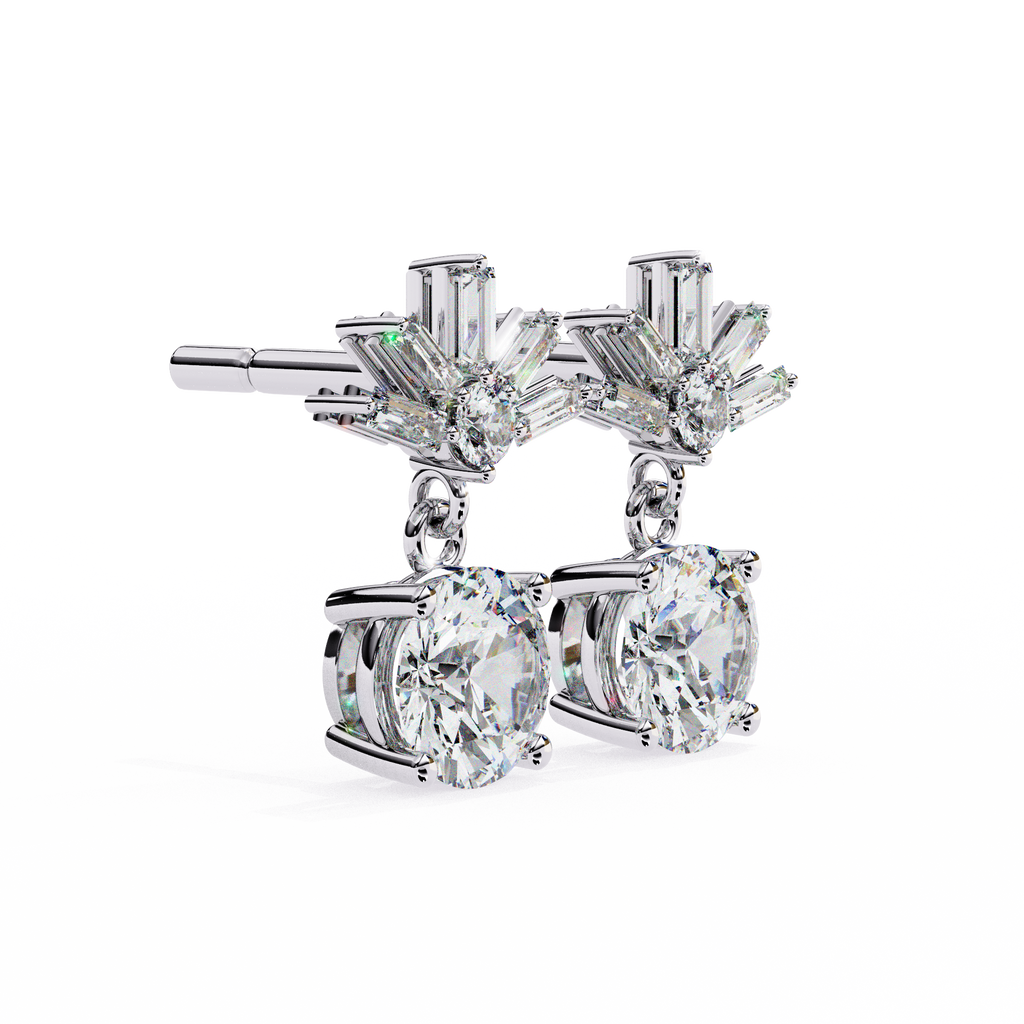 Éclat Stellaire Drop Earrings