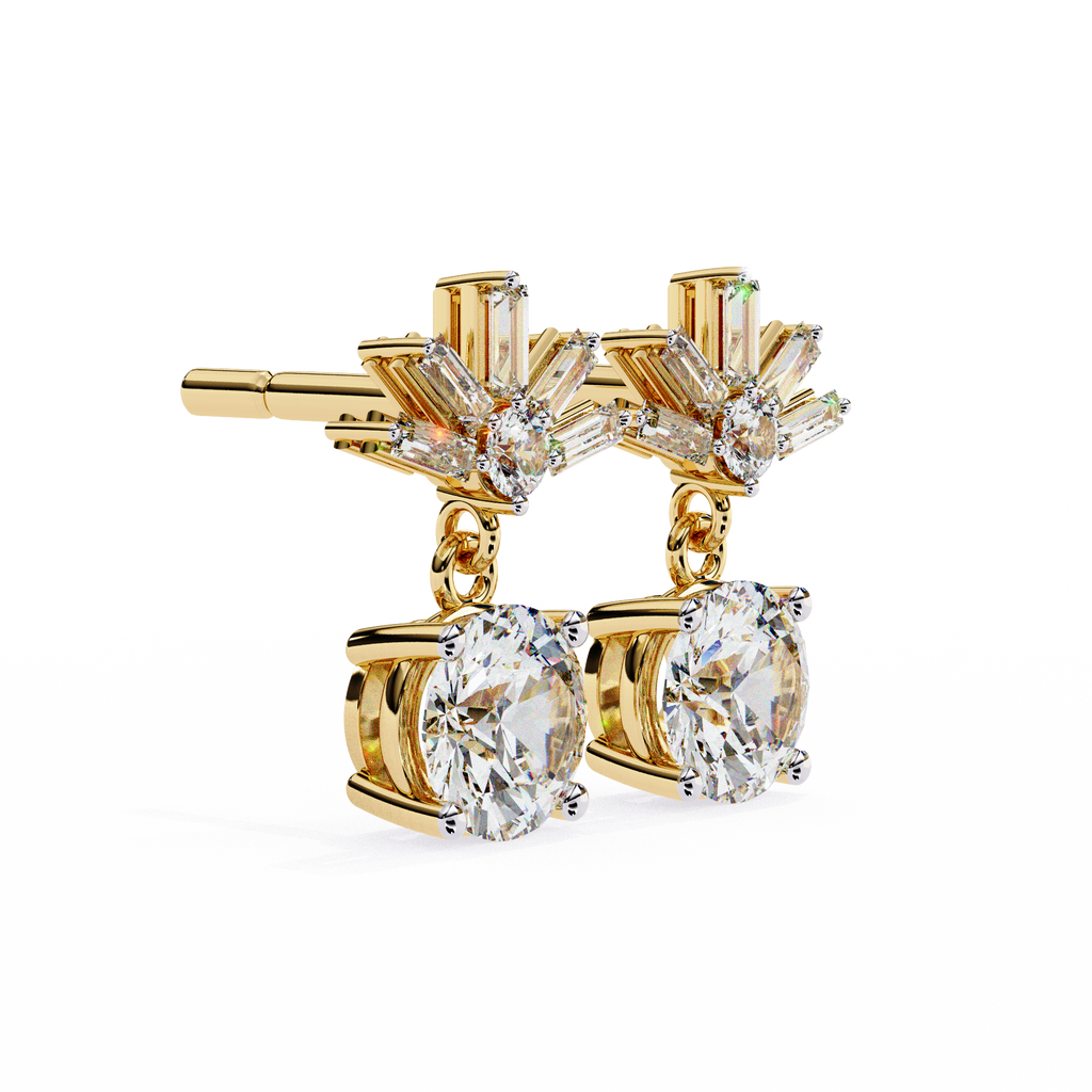 Éclat Stellaire Drop Earrings