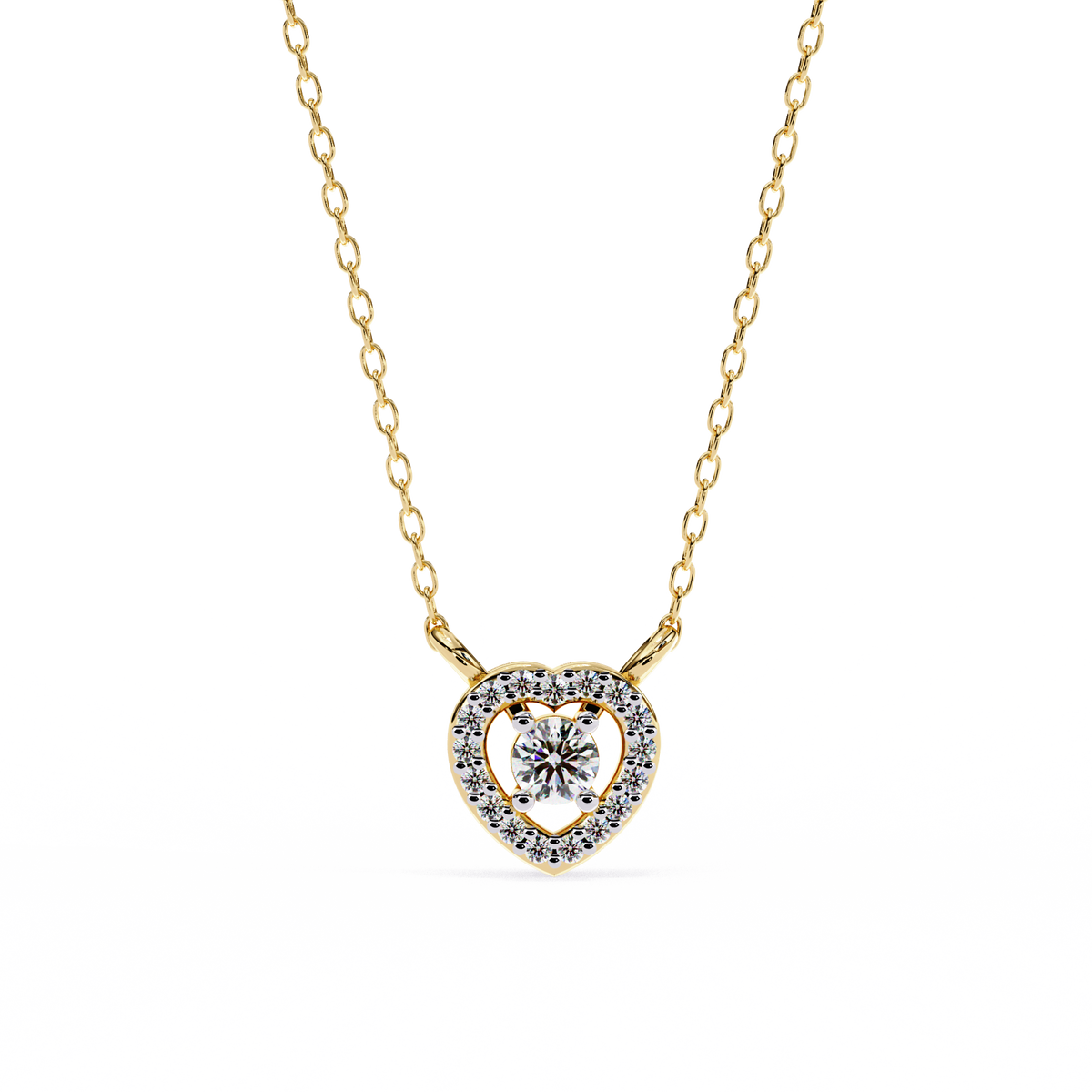 Celestine Heart Pendant