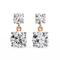 Celestial Twin-Drop Diamond Earrings (4cts)