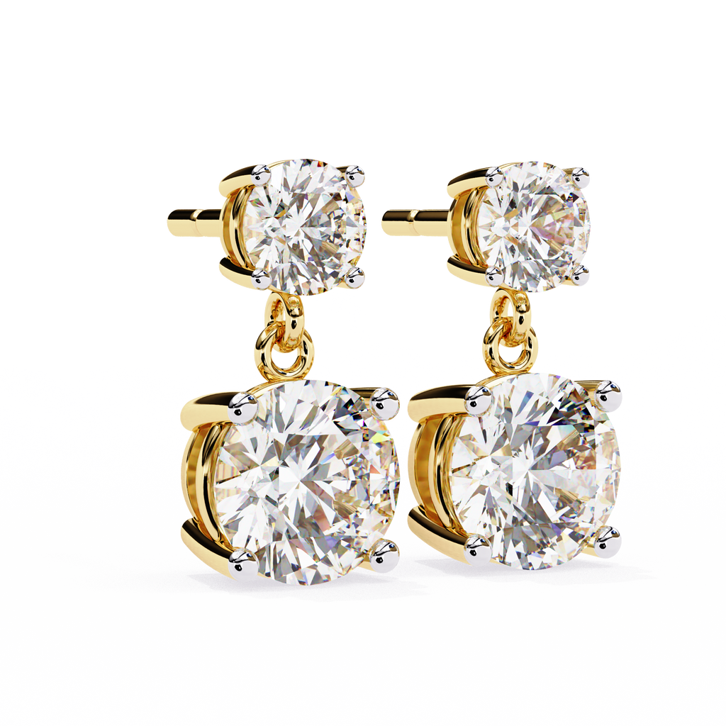 Celestial Twin-Drop Diamond Earrings (4cts)