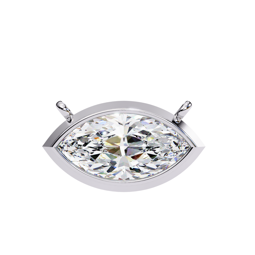 Aurelia Marquise-Cut Diamond Pendant