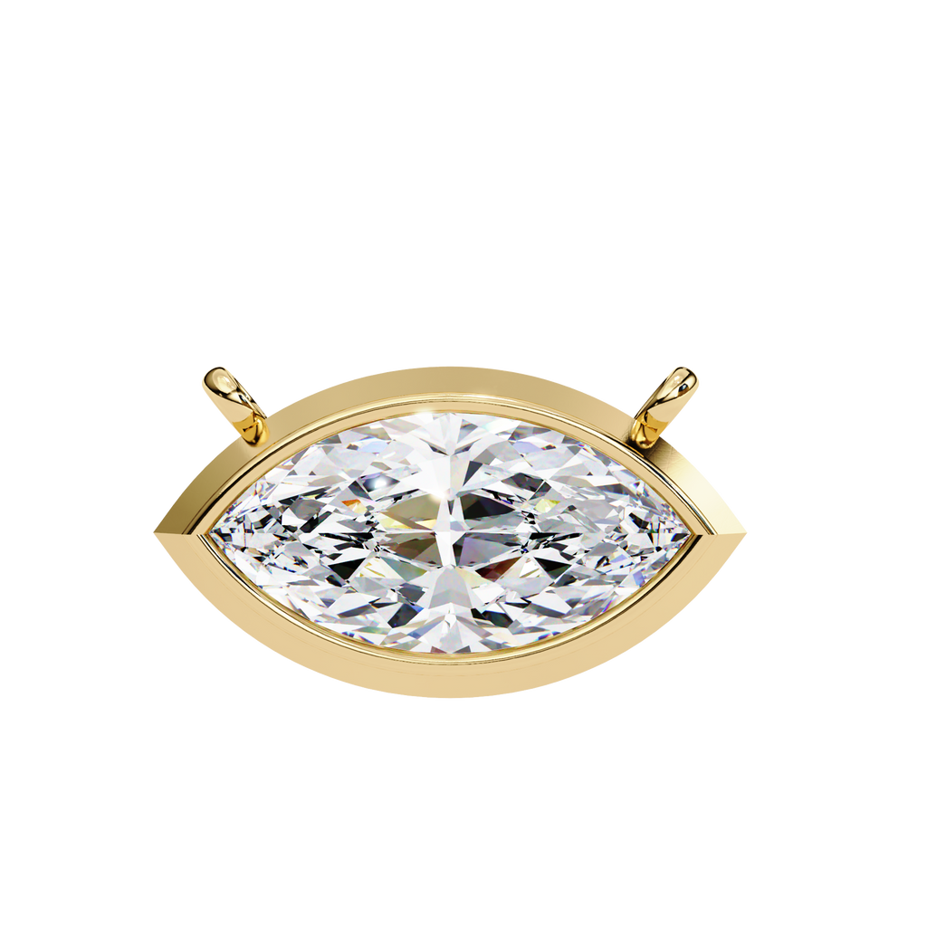 Aurelia Marquise-Cut Diamond Pendant