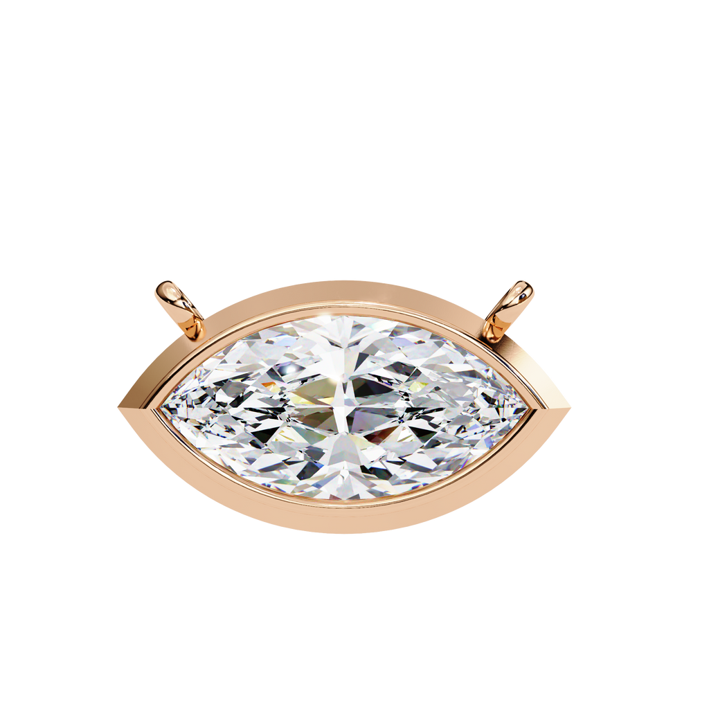 Aurelia Marquise-Cut Diamond Pendant