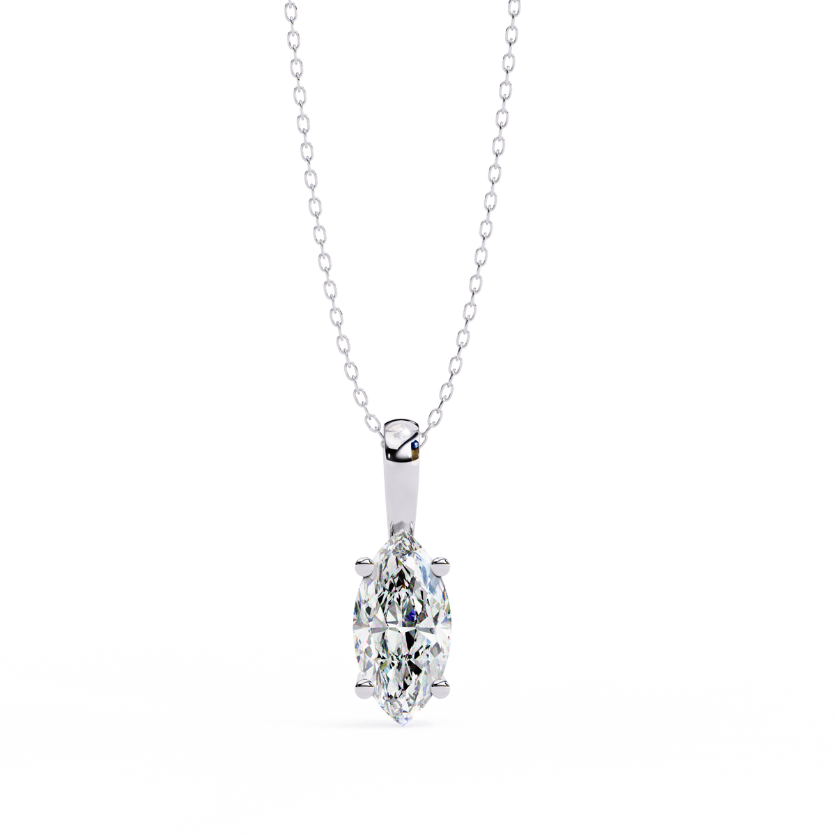 Seraphine Marquise-Cut Diamond Pendant