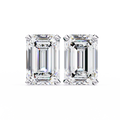 Elara Emerald-Cut Stud Earrings