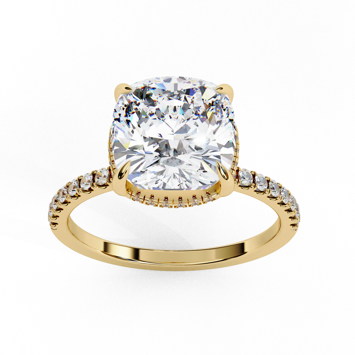 Cushion Éclat Solitaire Ring
