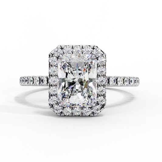 Radiant Élan Diamond Ring
