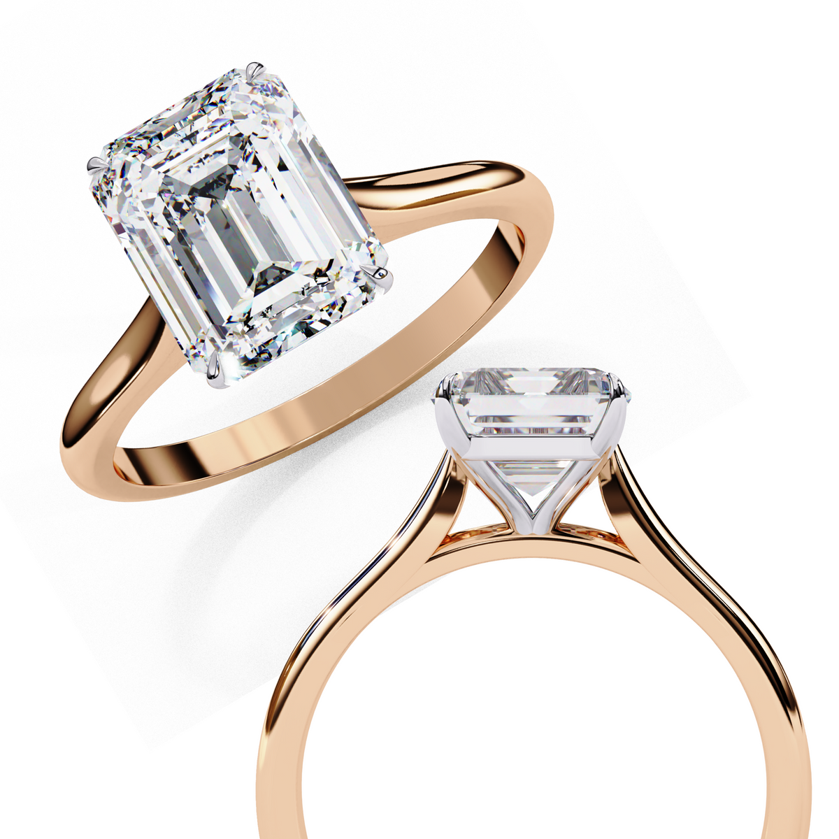 Élan Emerald Diamond Ring